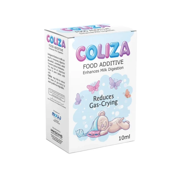 Coliza food additive for babies, by mouj pharma