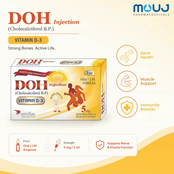 DOH Injection 5mg/1ml – High Potency Cholecalciferol - Image 2
