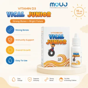 Vitamin D3 Vical Junior liquid drops by Mouj Pharmaceuticals