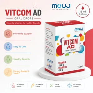 Vitcom AD Oral Drops by Mouj Pharmaceuticals