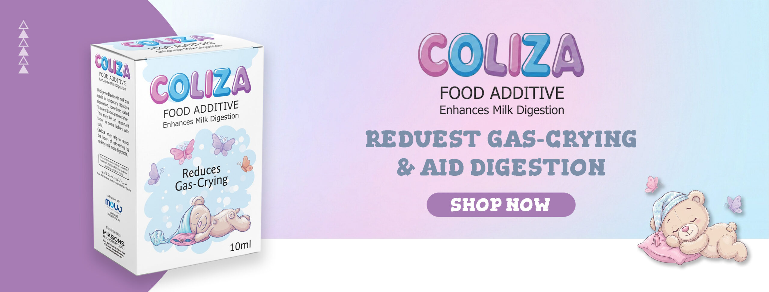 coliza drops banner