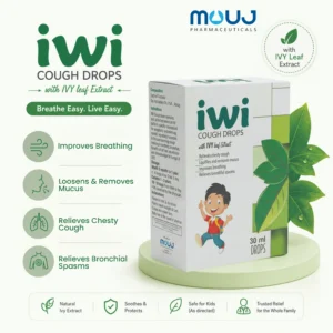 iwi Cough Drops with Ivy Leaf Extract by Mouj Pharmaceuticals
