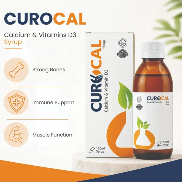 CUROCAL Syrup-120ml - Image 2