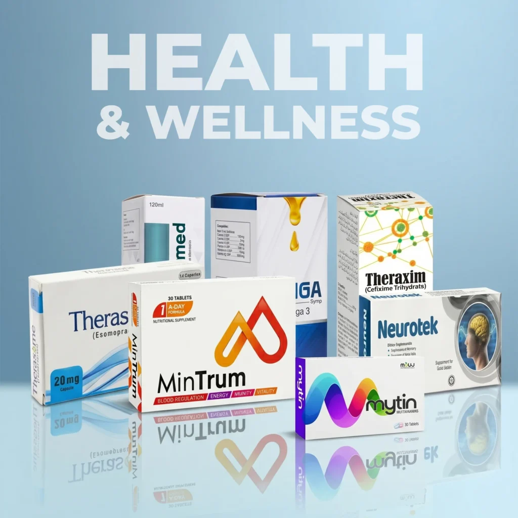 Health and Wellness Supplements Available at Mouj Pharma