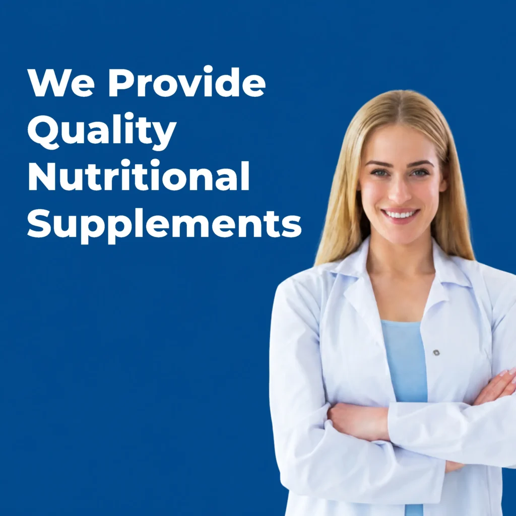Healthcare professional representing MOUJ nutritional products