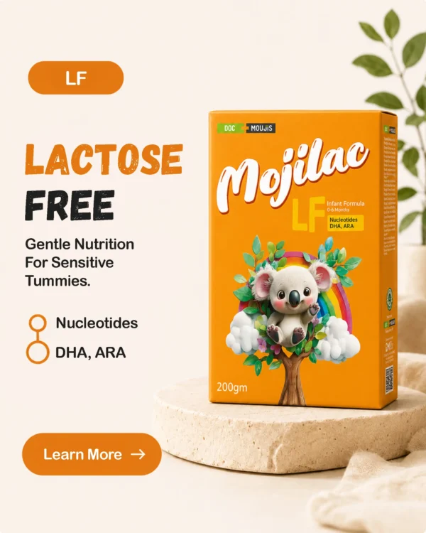 Mojilac LF lactose-free infant formula 200g for 0–6 months